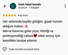 Etkin sonuç için kesinlikle tavsiye ederim.