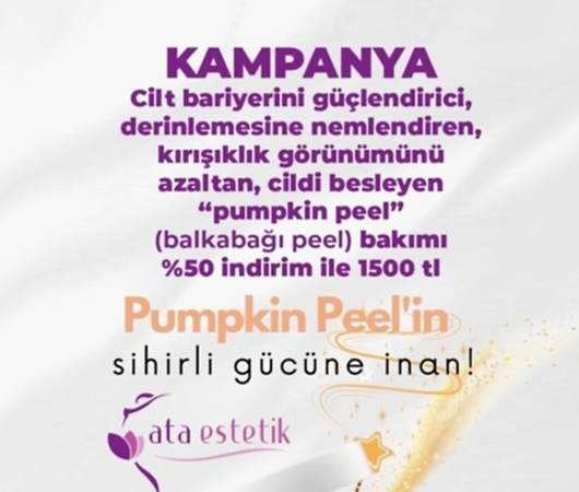 Pumpkin Peel (Balkabağı Peeling)